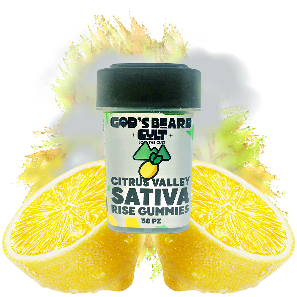 Gods Beard Cult | Rise Gummies Delta-9 THC 30 mg/pza | 15 o 30 piezas