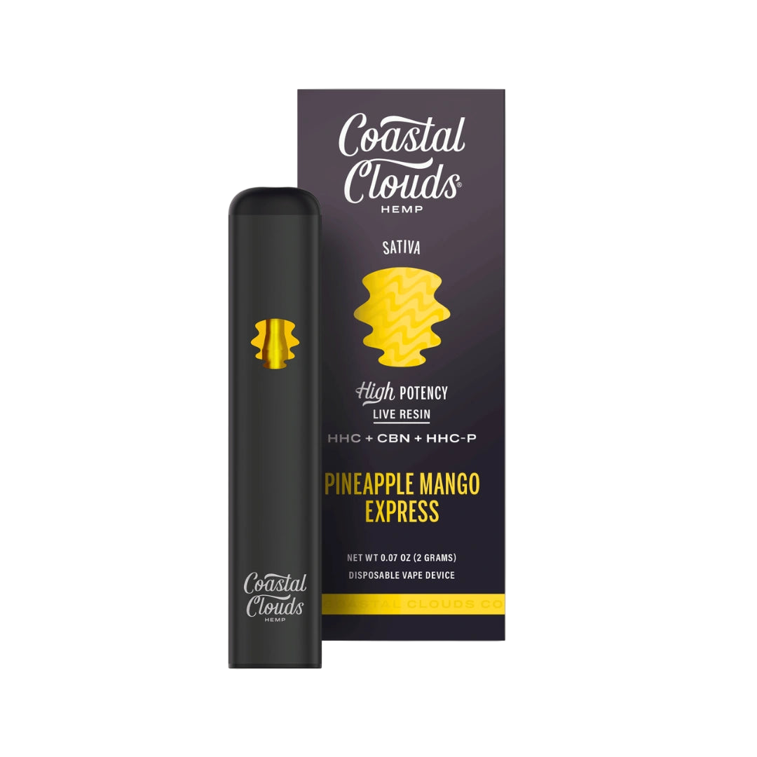 Coastal Clouds | Vapes Desechable HHC + HHC-P + CBN | 2 ml | Pluma de Wax