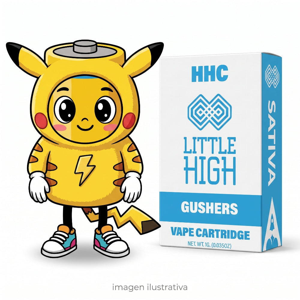 High Voltage | Little High Cartucho Desechable HHC 1000 mg (1 ml) + Bateria 510