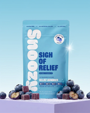 Snoozy | Gomitas Extra Strength Sigh Of Relief Delta 9 THC 10 mg/pza + CBD 20 mg/pza + CBG 20 mg/pza + CBC 10mg/pza| 2 o 20 piezas