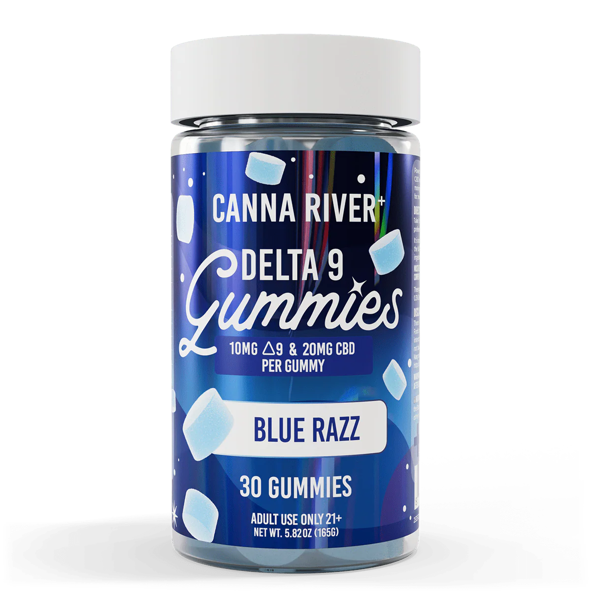 Canna River | Gomitas Delta 9 THC 10 mg/pza +20 mg/pza CBD | 30 piezas