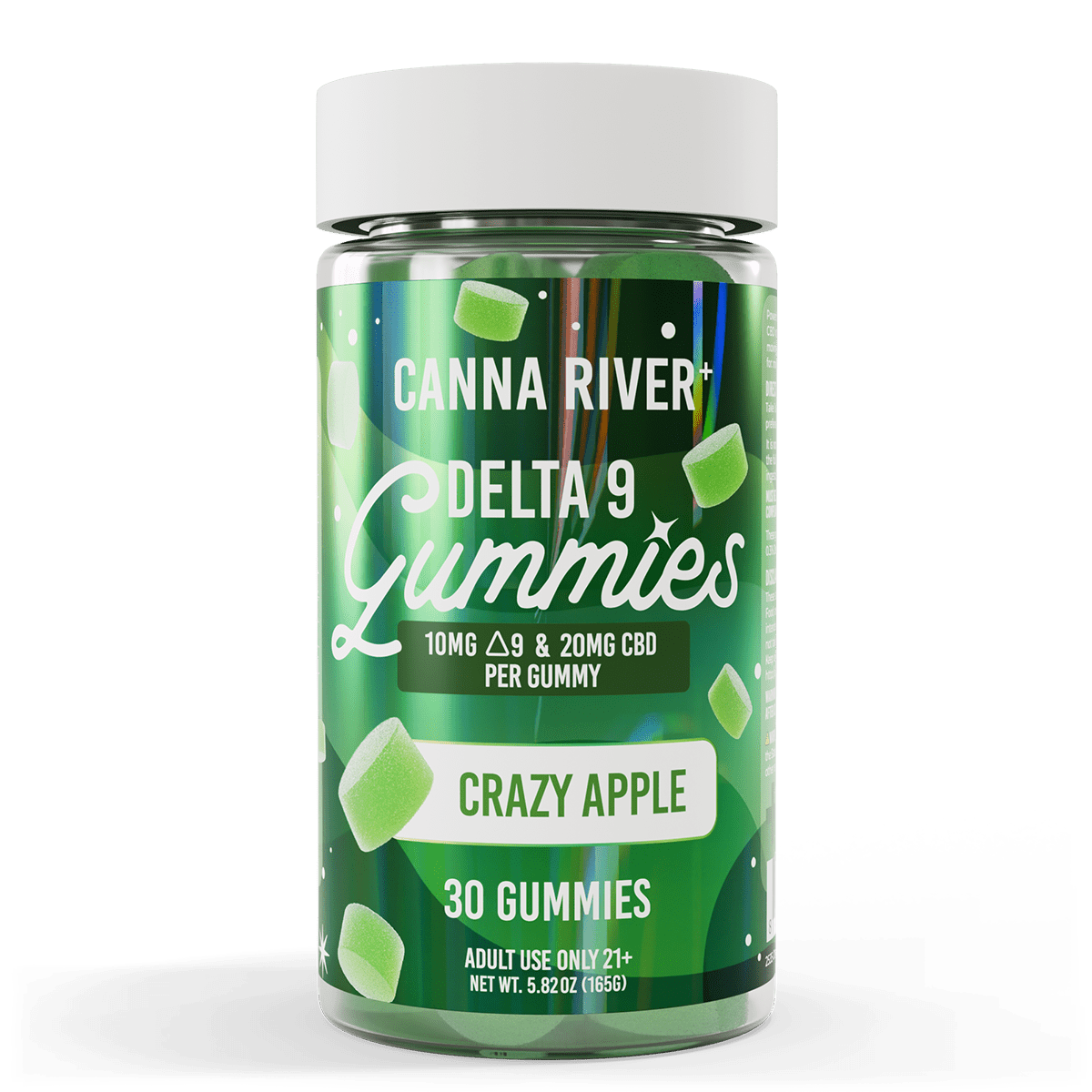 Canna River | Gomitas Delta 9 THC 10 mg/pza +20 mg/pza CBD | 30 piezas
