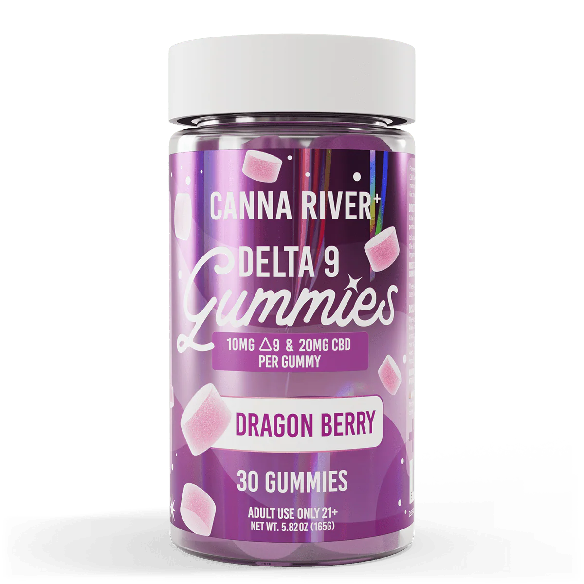 Canna River | Gomitas Delta 9 THC 10 mg/pza +20 mg/pza CBD | 30 piezas