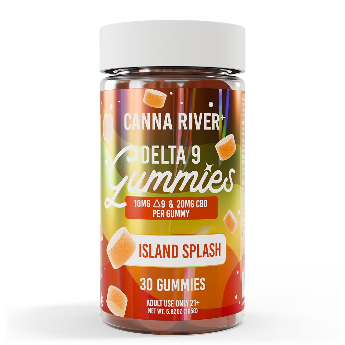Canna River | Gomitas Delta 9 THC 10 mg/pza +20 mg/pza CBD | 30 piezas