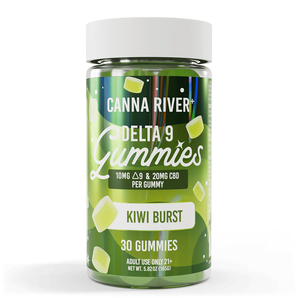 Canna River | Gomitas Delta 9 THC 10 mg/pza +20 mg/pza CBD | 30 piezas