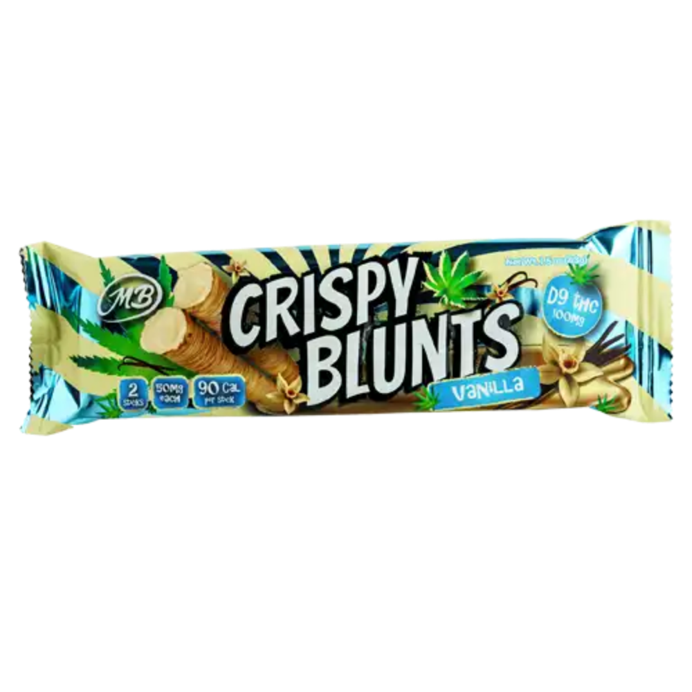 Crispy Blunts | Galletas Delta 9 THC 50 mg/pza | 2 piezas