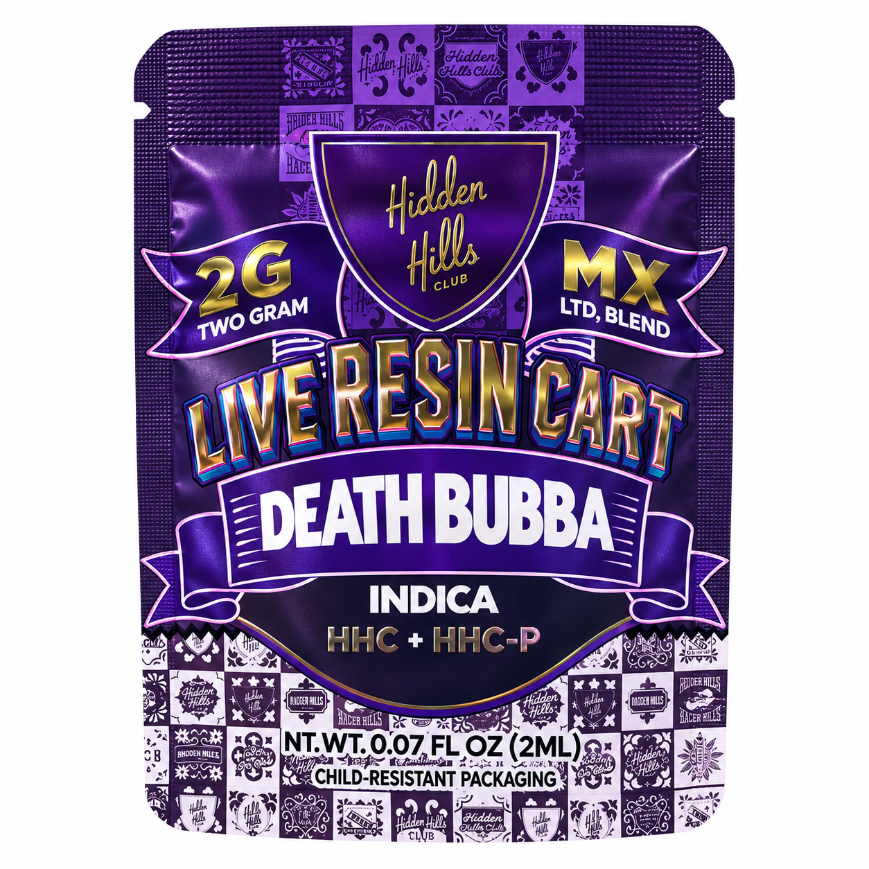 Hidden Hills | Cartucho de Wax HHC + HHC-P Live Resin MX BLEND | 2 ml