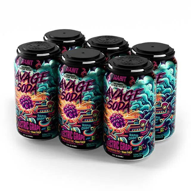 Habit | Bebidas Delta 9 THC 100 mg/pza + THCP 15 mg/pza | 355 ml | 1 pieza
