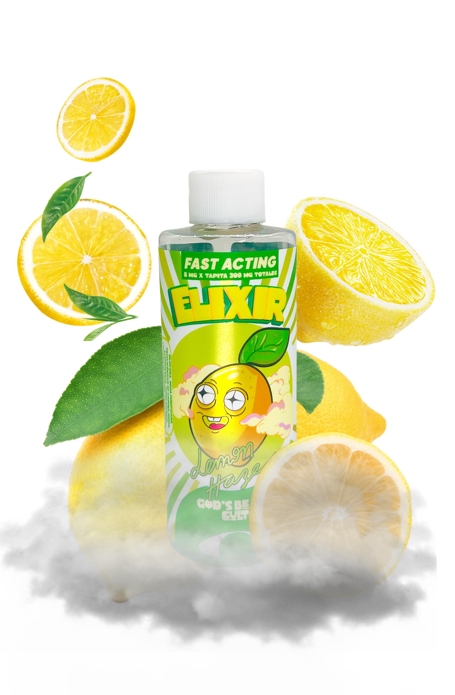 Gods Beard Cult | Jarabe Elixir Delta-9 THC 300mg | 1 pieza