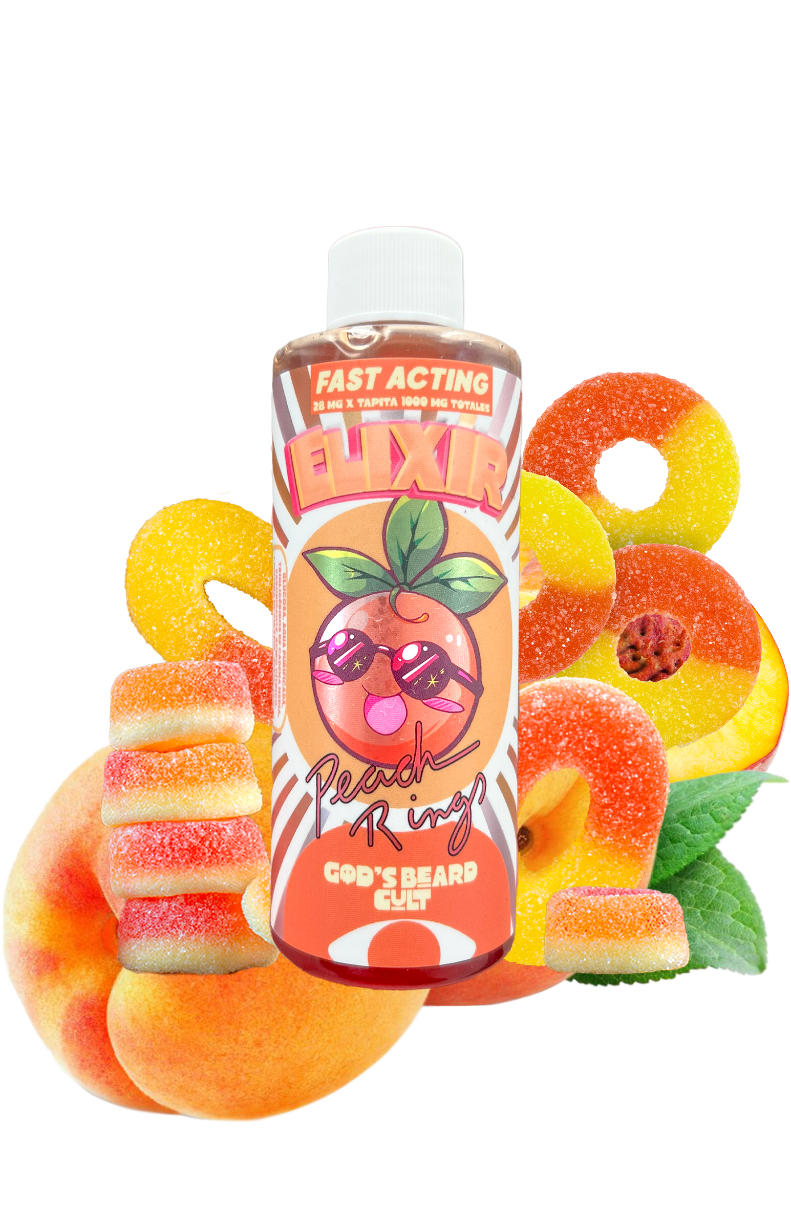 Gods Beard Cult | Jarabe Elixir Delta-9 THC 1000mg | 1 pieza