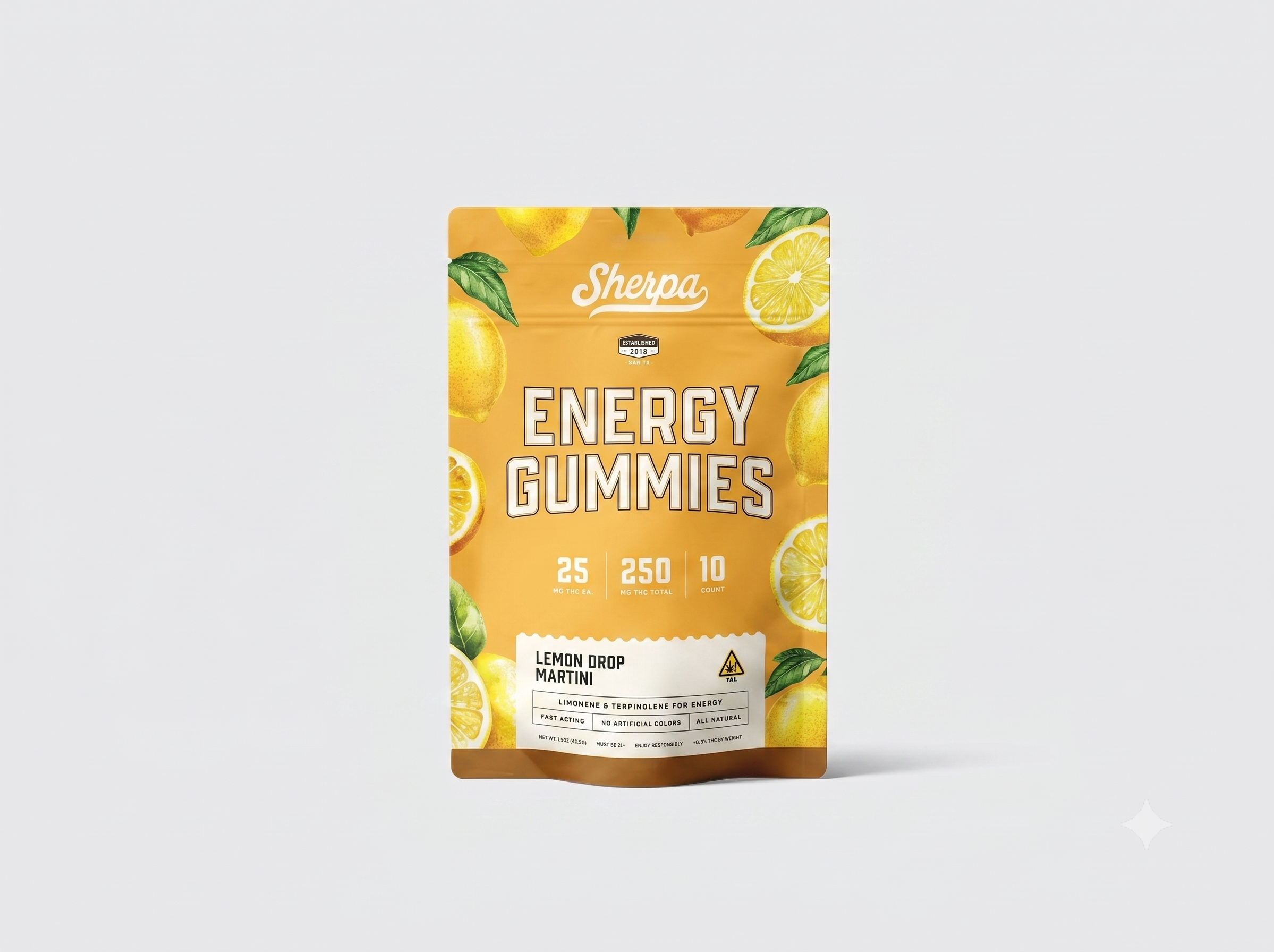 Sherpa | Gomitas THC 25 mg/pza | 10 piezas