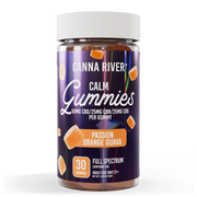 Canna River | Gomitas Calm CBD E. Completo 50 mg/pza + CBN 25 mg/pza + CBG 25 mg/pza + Delta 9 THC 3 mg/pza|  30 piezas