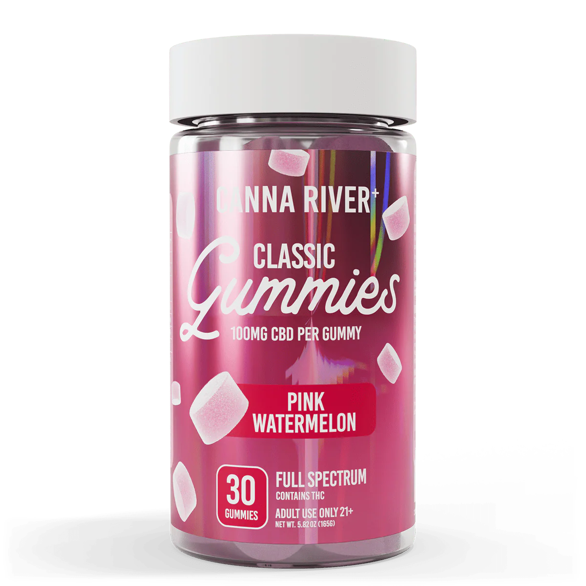 Canna River | Gomitas Classic CBD E. Completo 100mg/pza + Delta 9 THC 3mg/pza (Microdosis) | 30 piezas