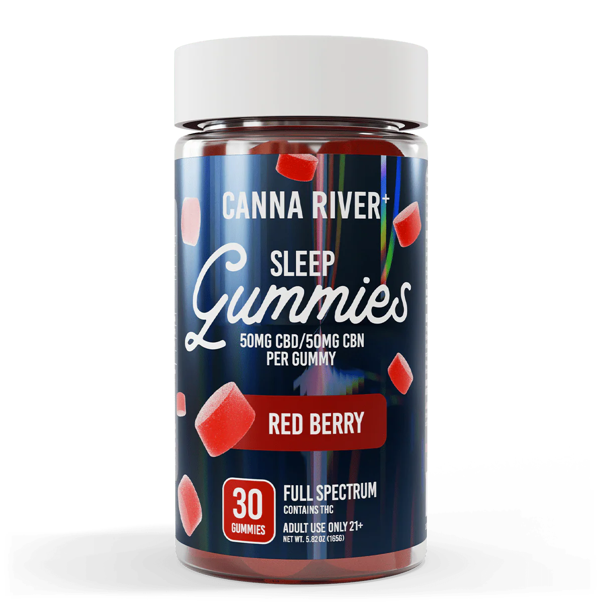 Canna River |  Gomitas Sleep CBD E. Completo 50mg/pza + CBN 50mg/pza + Delta 9 THC 3mg/pza | 30 piezas