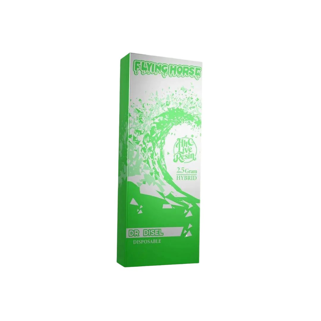 Flying Horse | Pluma de Wax Desechable HHC 2500 mg | 2.5 ml (Envío solo CDMX & Z. Metro)
