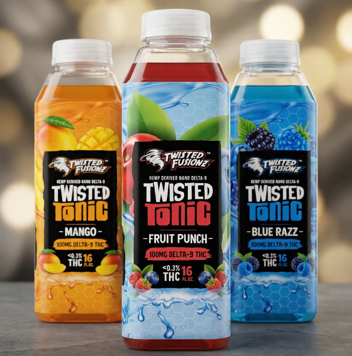 Twisted Fusionz | 100mg Delta-9 THC | 473 ml | 1 pieza