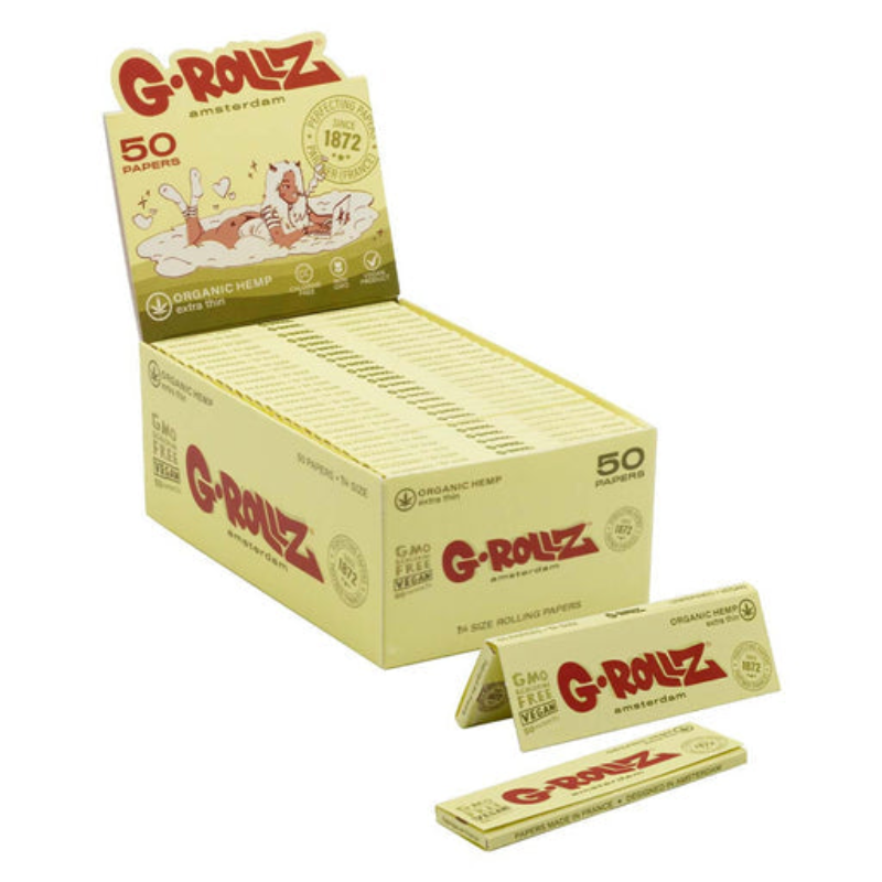 G-Rollz | 50 Papeles para Rolar 1 1/4 o King Size | 1 pieza
