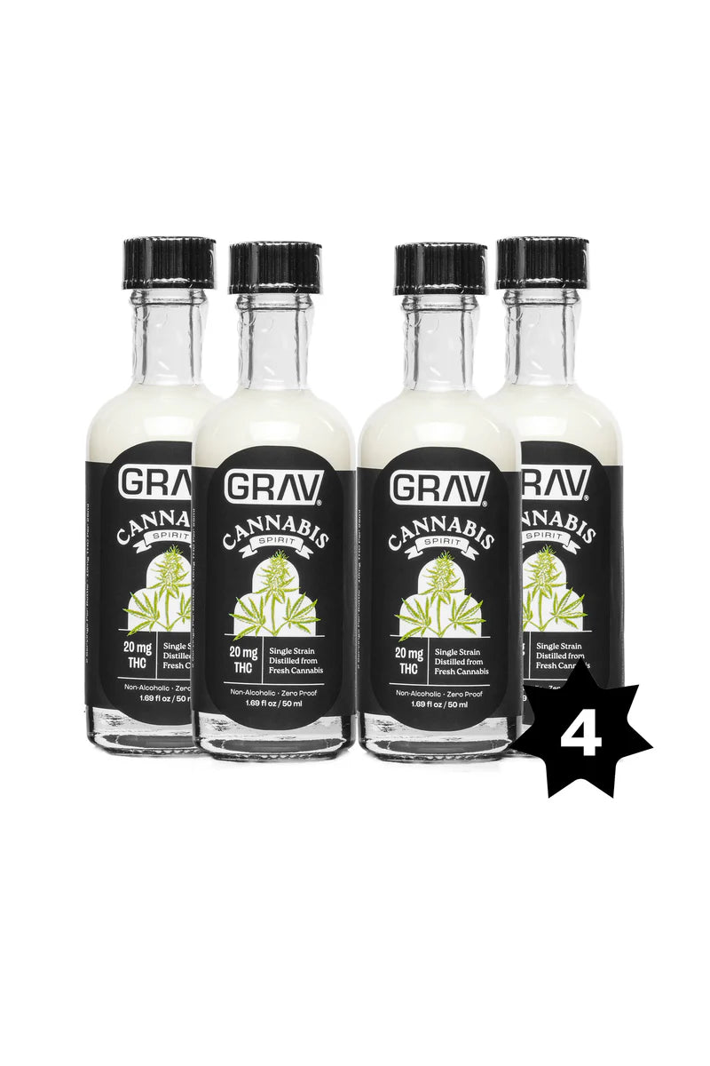 Grav | Bebida Cannabis Spirit Delta 9 THC  20 mg/pza | 50 ml | 1 pieza