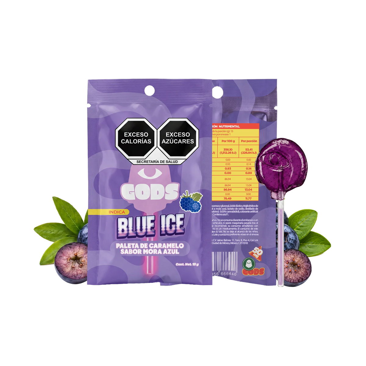 God´s Beard Cult | Paleta de caramelo Delta 9 THC 50 mg/pza | 1 pieza