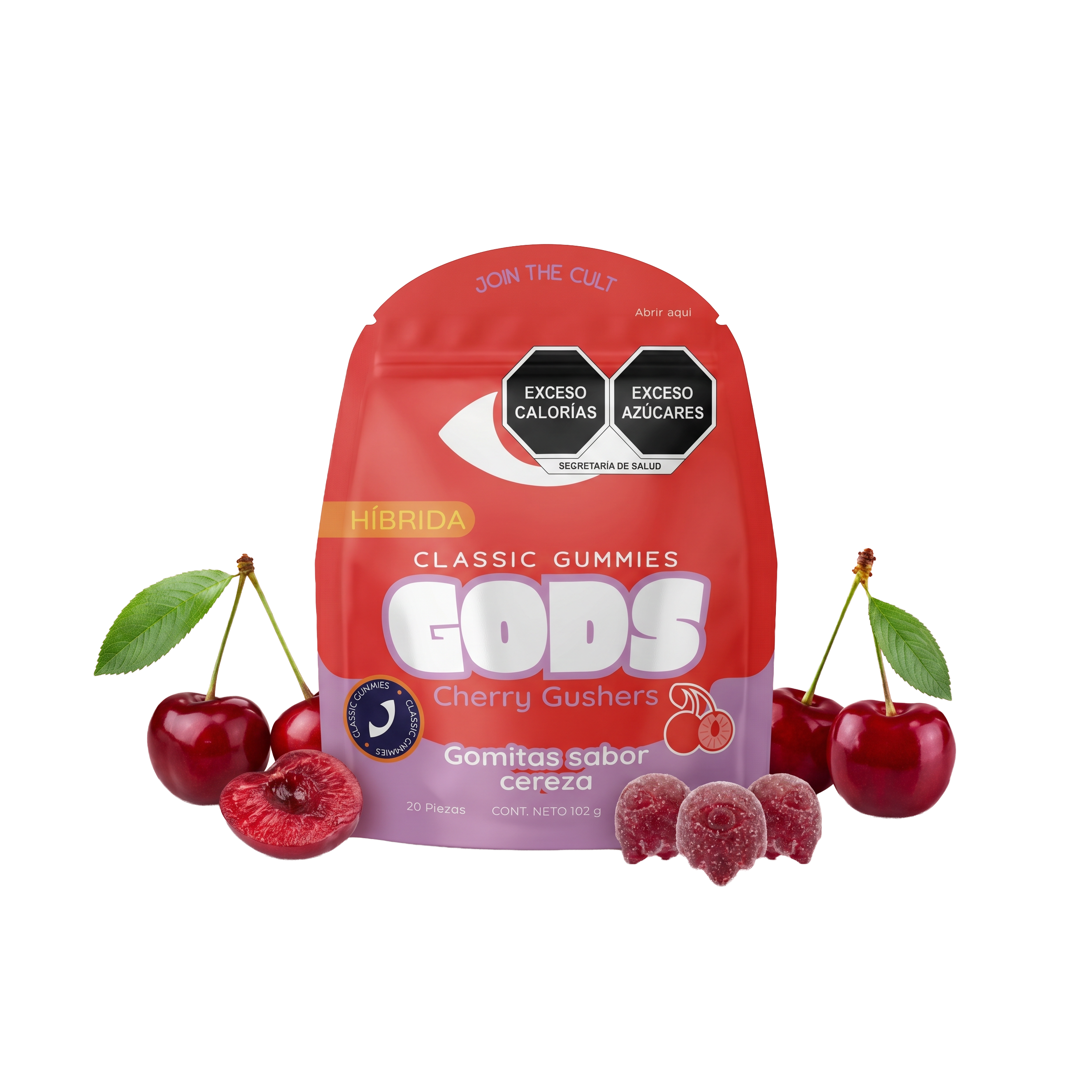 Gods Beard Cult | Gomitas Classic Delta 9 THC + HHC 10 mg/pza | 10 o 20 piezas