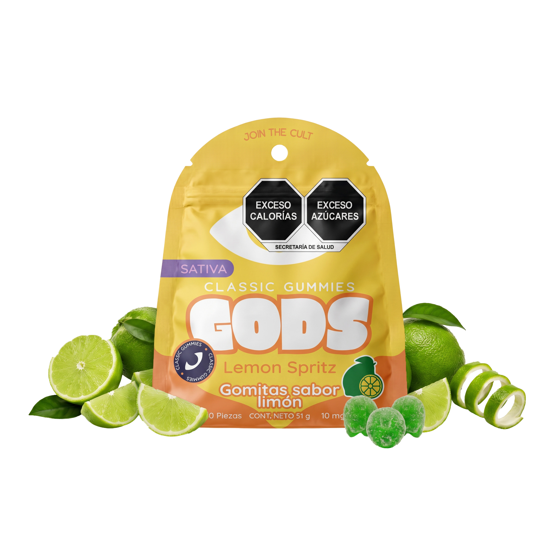 Gods Beard Cult | Gomitas Classic Delta 9 THC + HHC 10 mg/pza | 10 o 20 piezas