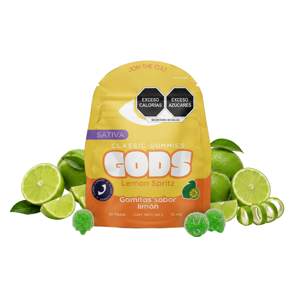 Gods Beard Cult | Gomitas Classic Delta 9 THC + HHC 10 mg/pza | 10 o 20 piezas