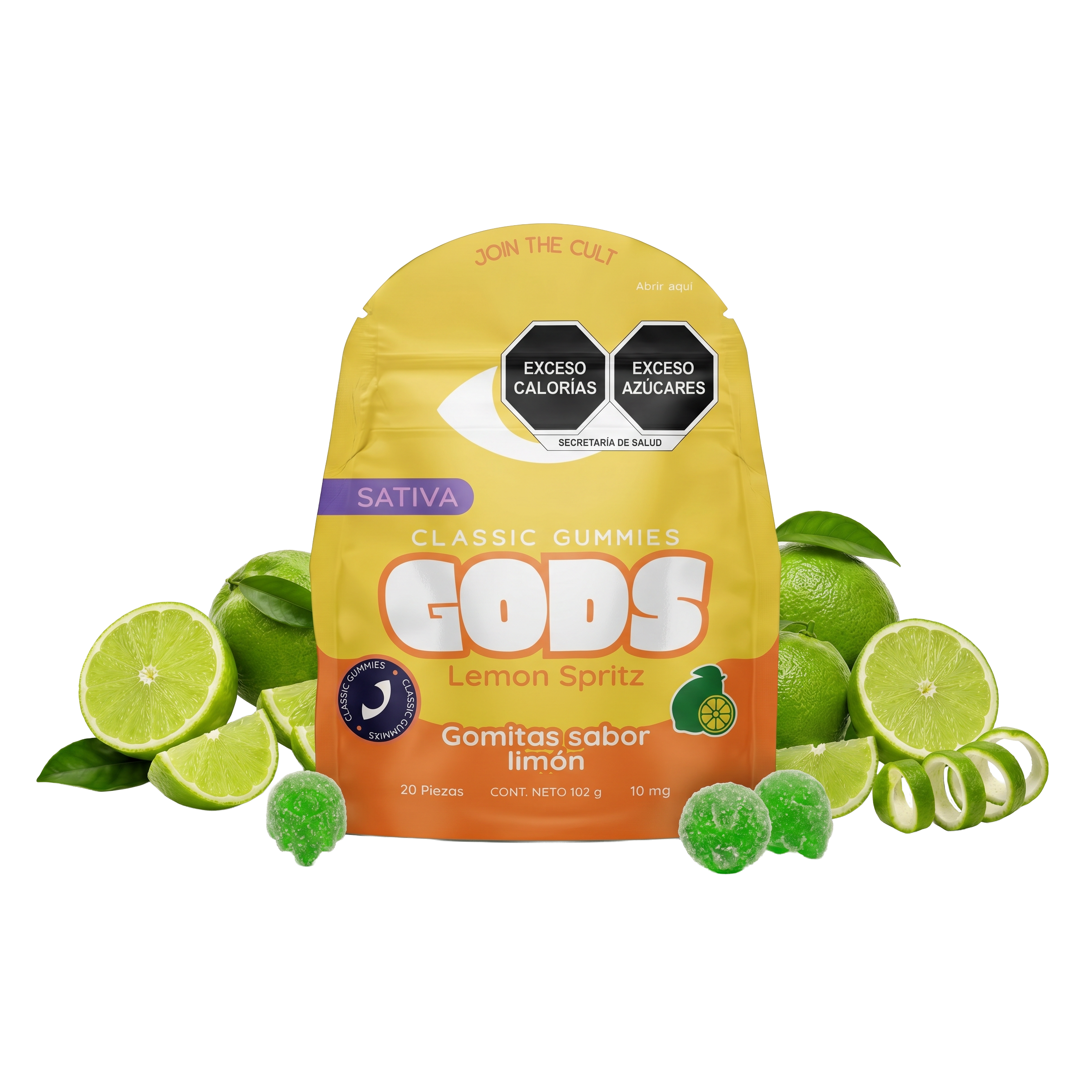 Gods Beard Cult | Gomitas Classic Delta 9 THC + HHC 10 mg/pza | 10 o 20 piezas