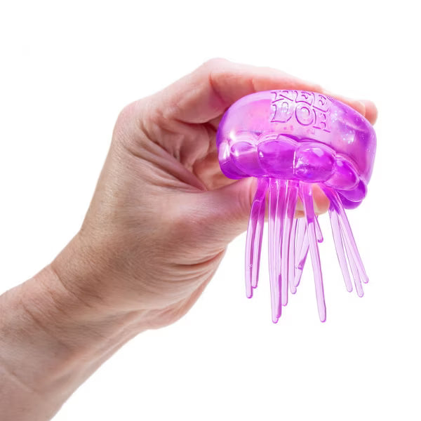 Schylling | Jelly Squish Neon Medusa | Juguete Sensorial |1 pieza