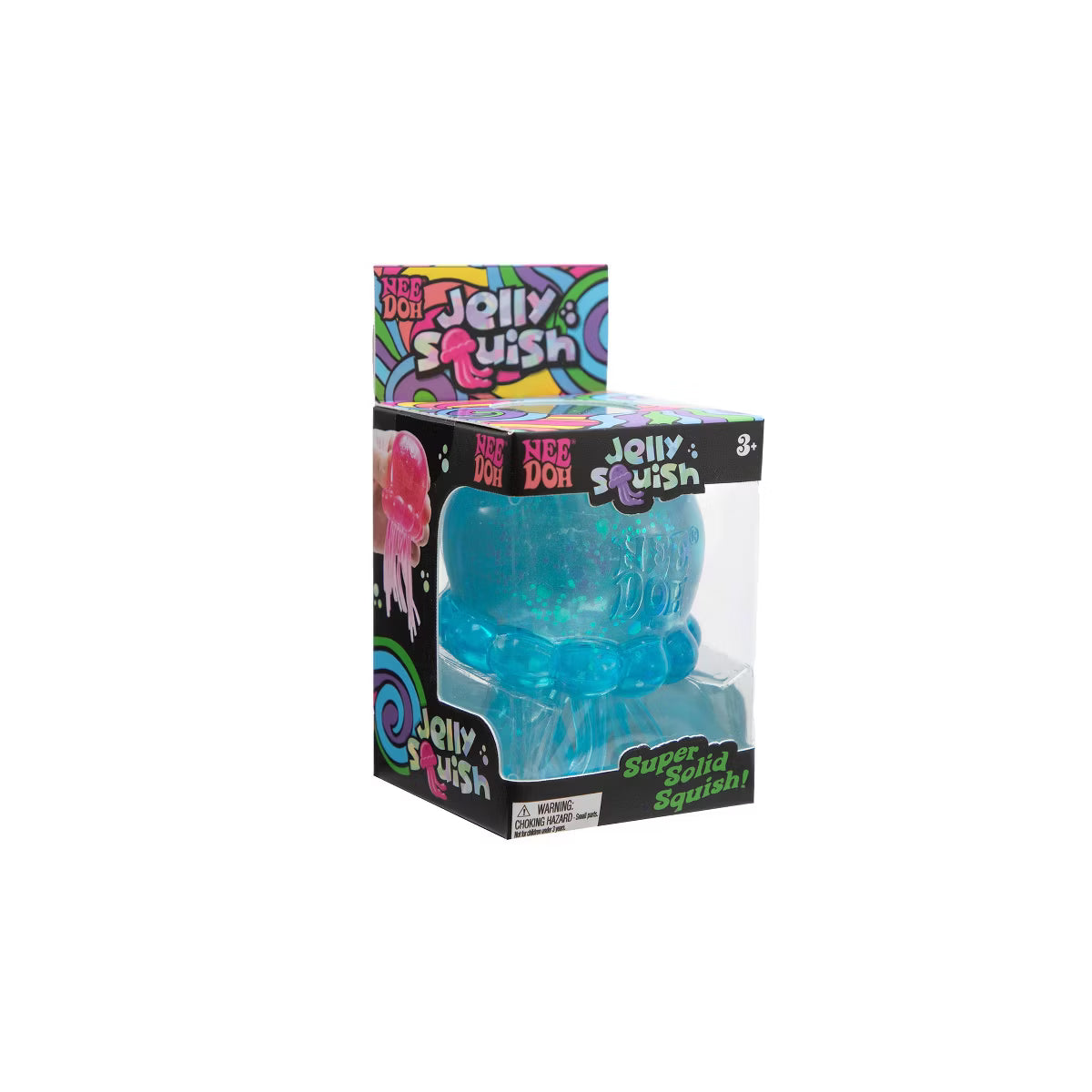 Schylling | Jelly Squish Neon Medusa | Juguete Sensorial |1 pieza
