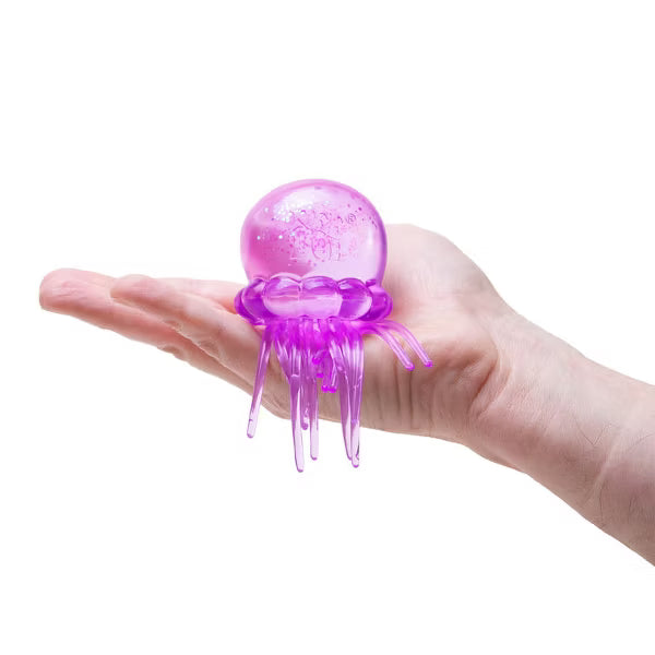 Schylling | Jelly Squish Neon Medusa | Juguete Sensorial |1 pieza