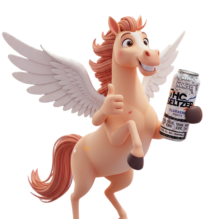 Flying Horse | Bebida Delta 9 THC 10mg/pza + CBD 10mg/pza + CBC 10mg/pza + THC-P 10mg/pza | 1 pieza