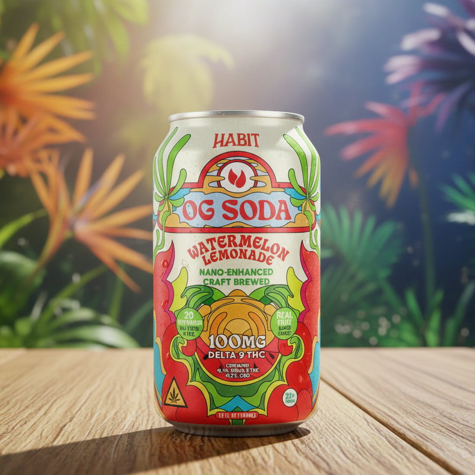 Habit | Bebidas Delta 9 THC 100 mg/pza | 355 ml | 1 pieza