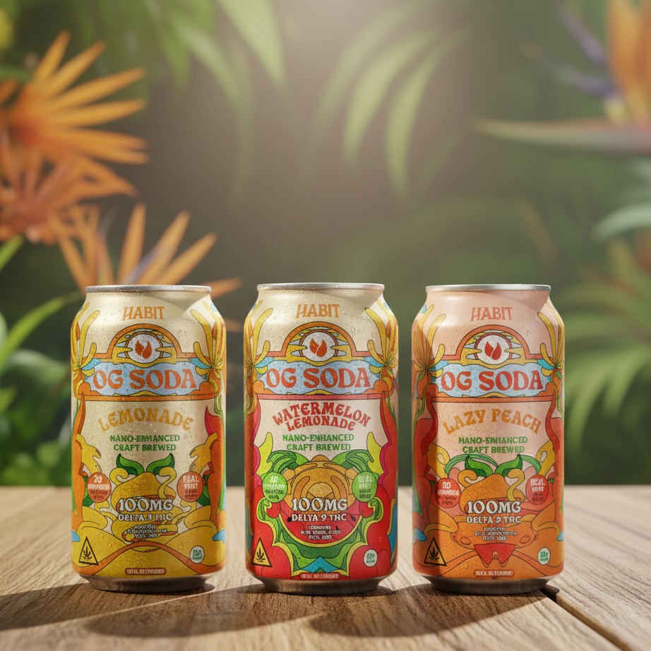 Habit | Bebidas Delta 9 THC 100 mg/pza | 355 ml | 1 pieza