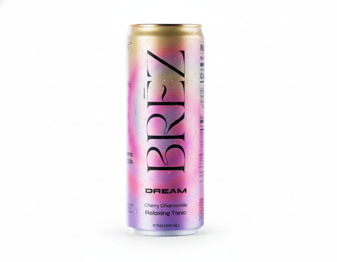 Brez | Bebida Dream Hongos Adaptógenos Reishi | 355 ml | 1 pieza