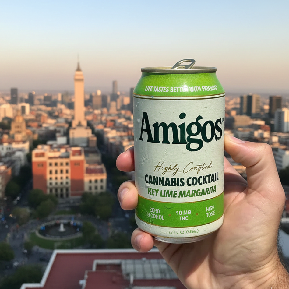 Amigos | Bebidas Delta 9 THC 10 mg/pza | 355 ml | 1 pieza