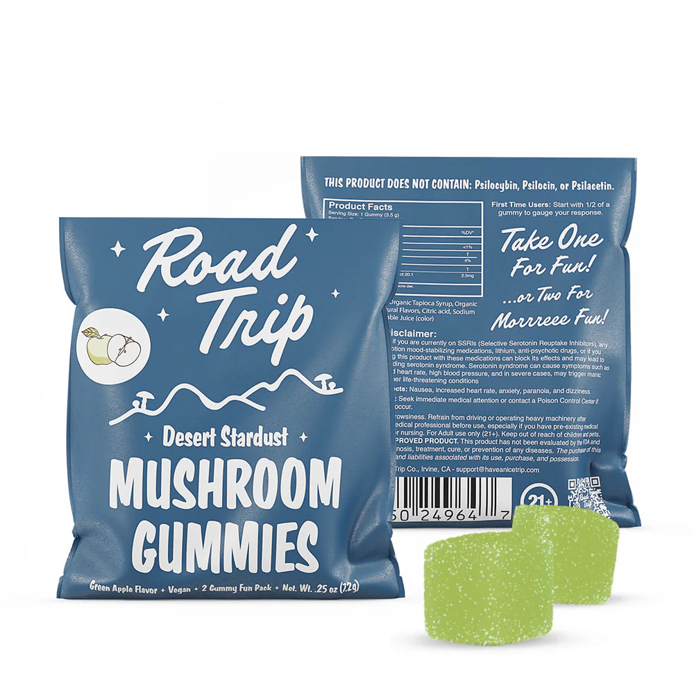 Road Trip | Gomitas Nootropicos + Melena de león | 2 piezas