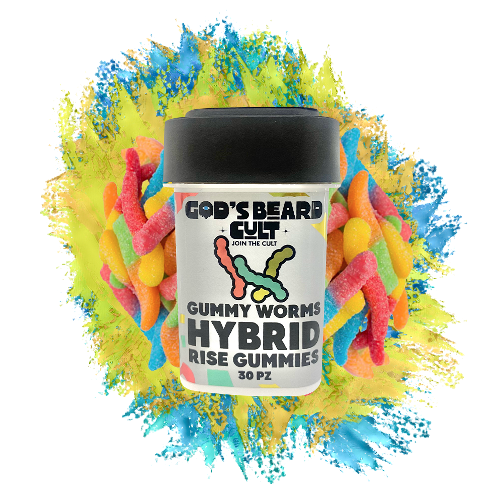 Gods Beard Cult | Rise Gummies Delta-9 THC 50 mg/pza | 15 o 30 piezas