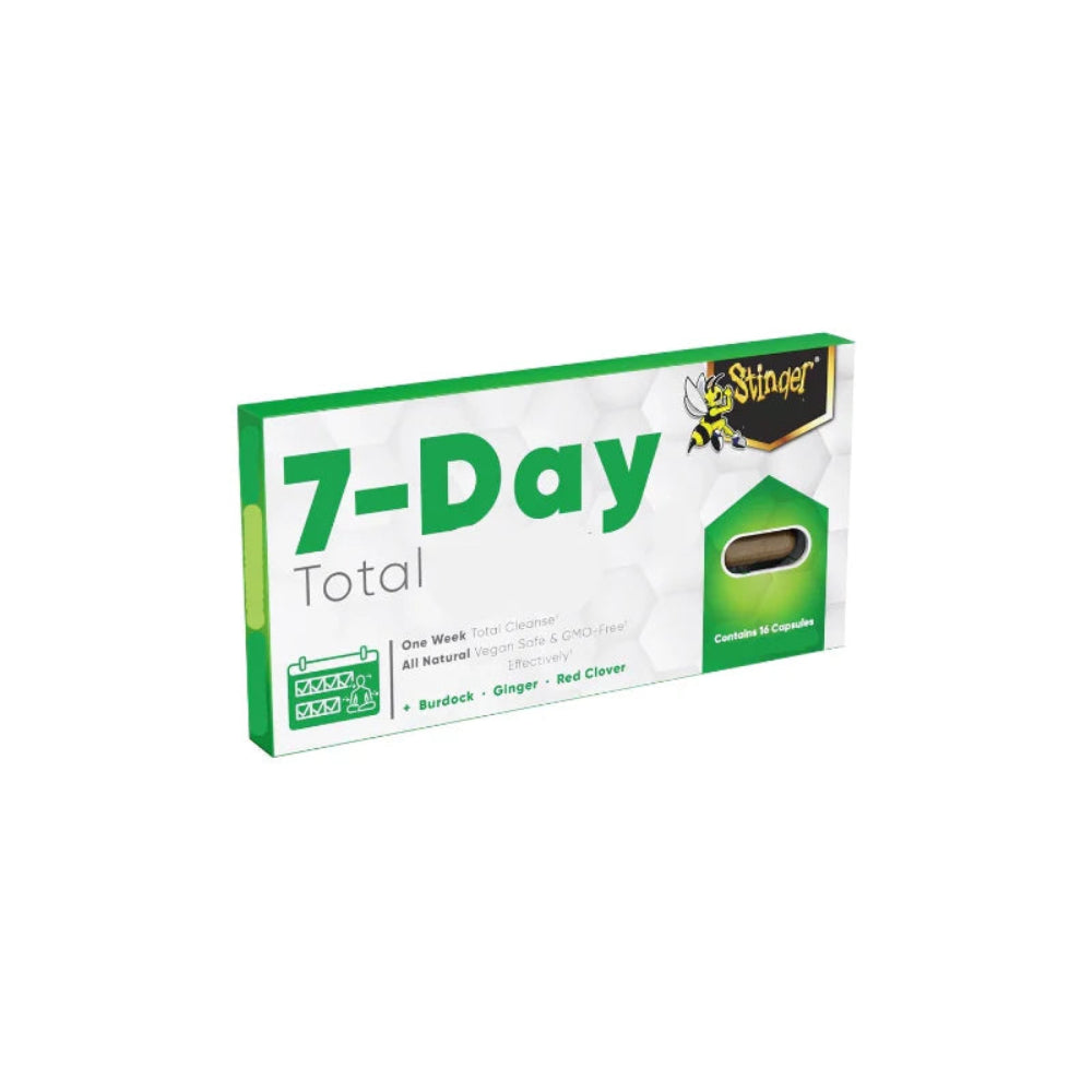 Stinger | 7 DAY | Fórmula Avanzada | 16 Cápsulas | Limpia tu sistema del cannabis