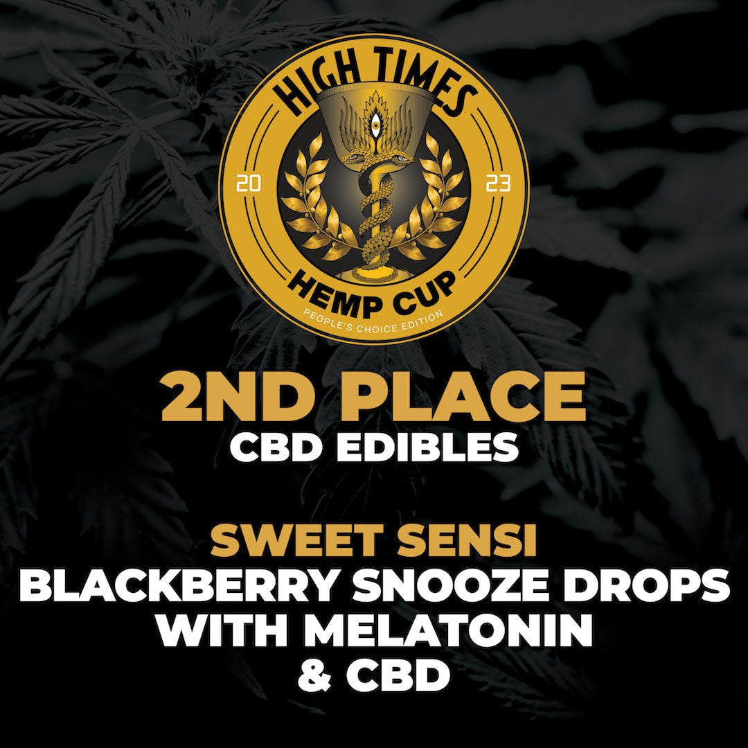 Sweet Sensi | Blackberry Snooze Drops CBD 35 mg/pza + Melatonina 5 mg/pza  | 30 piezas