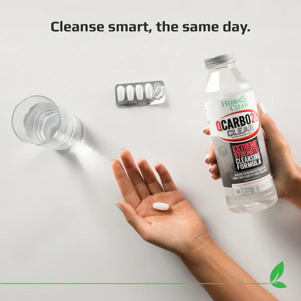 Herbal Clean | QCARBO20 Bebida de Limpieza Desintoxicante 591ml | 1 pieza