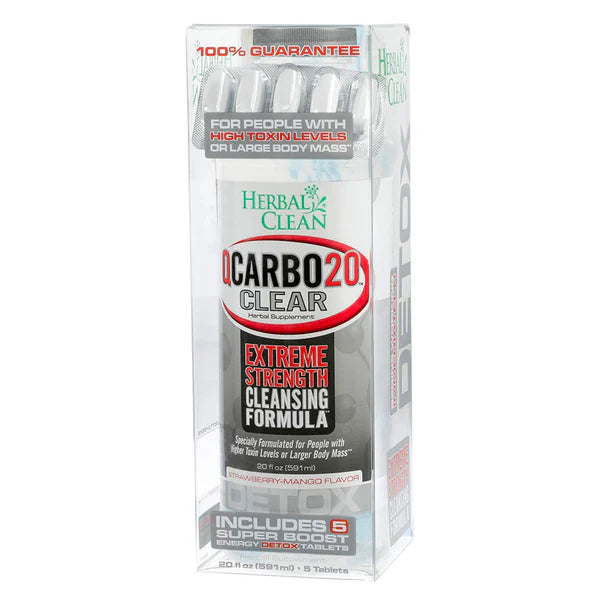 Herbal Clean | QCARBO20 Bebida de Limpieza Desintoxicante 591ml | 1 pieza