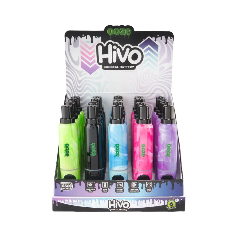 Ooze | Batería Hivo Assorted color para Cartucho de Wax 510 | 650 mAh