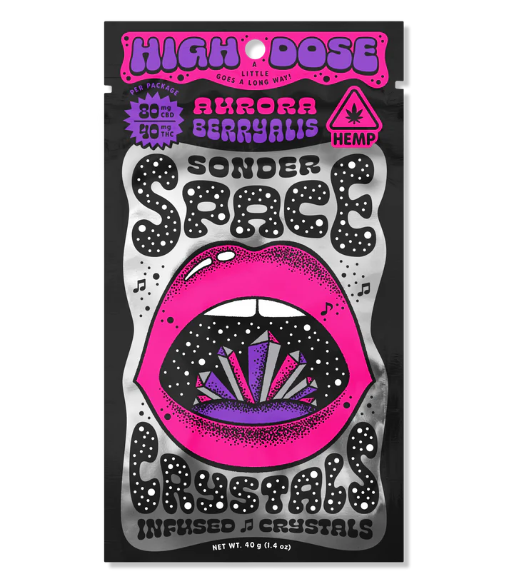 Sonder | Pop Rocks CBD 80 mg/pza + Delta 9 THC 40 mg/pza (POTENTE)| 40 gr