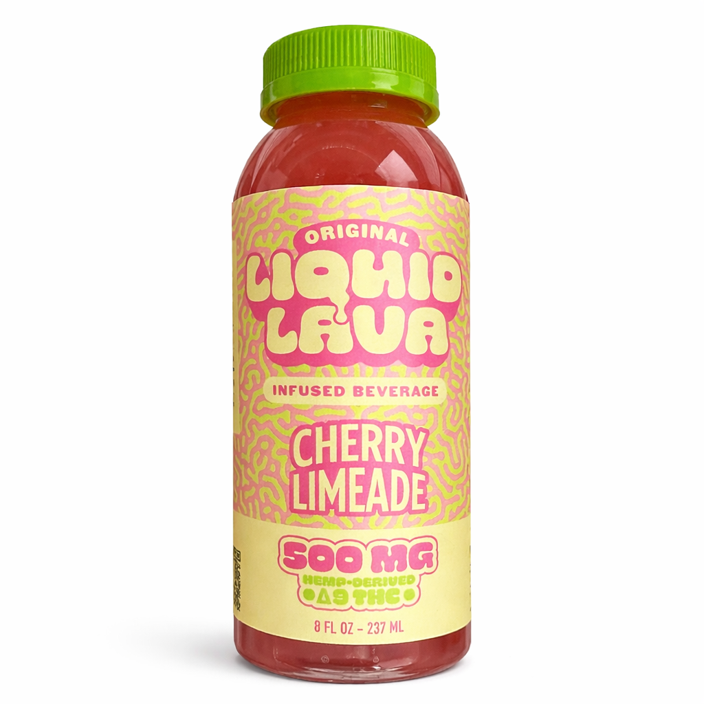 Liquid Lava | Bebida Infusionada Delta 9 THC 500 mg/pza | 237 ml | 1 pieza