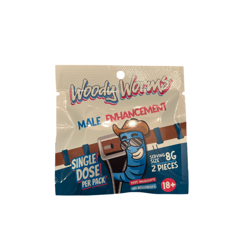 Woody Worms | Gomitas de uso íntimo | 2 piezas