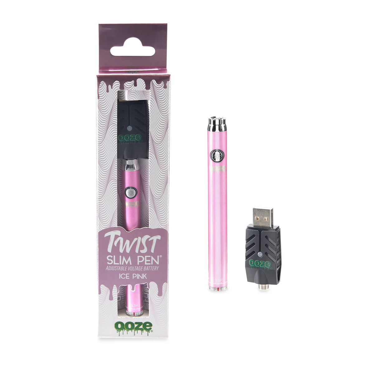 Ooze | Batería Slim Twist para Cartucho de Wax 510 | 320 mAh