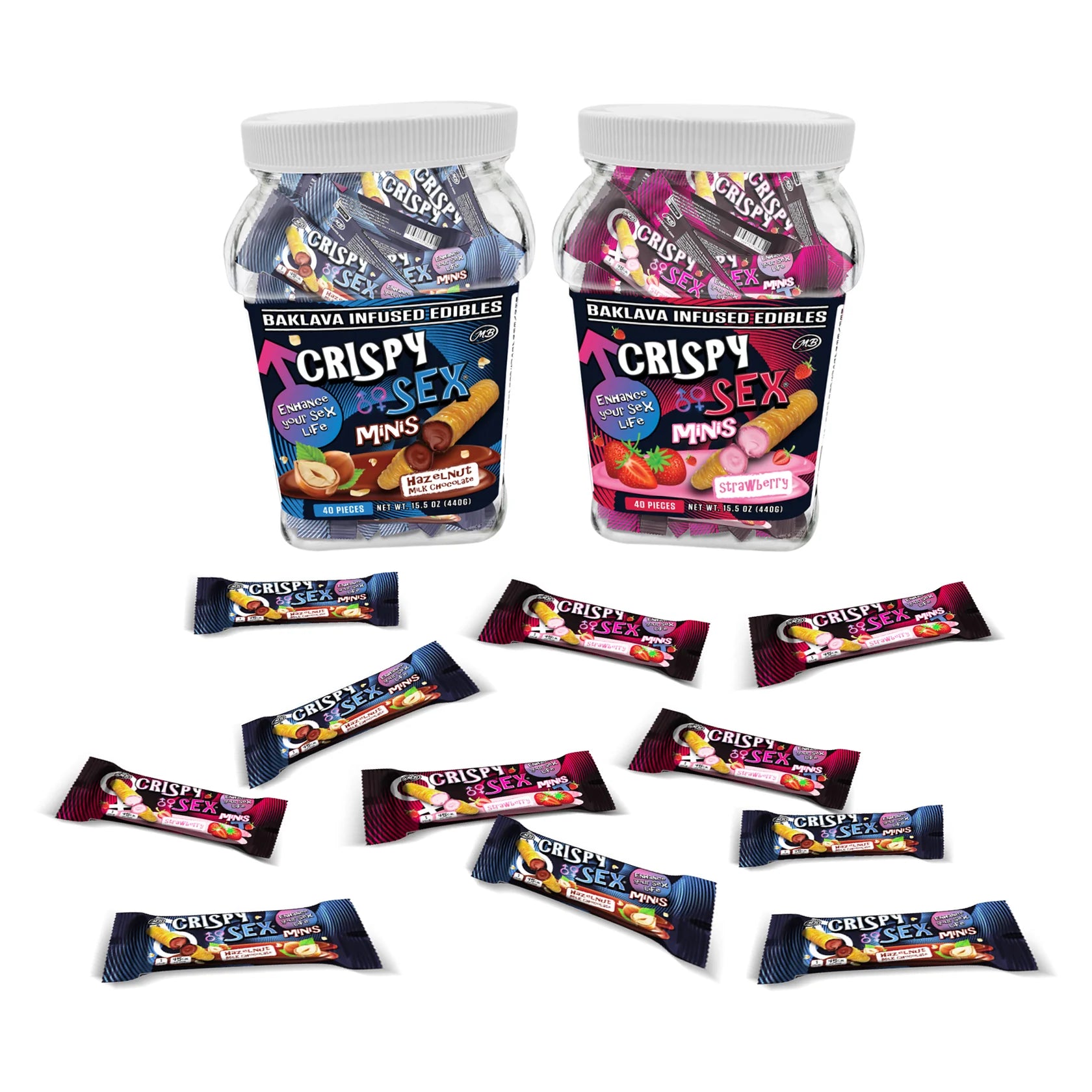 Crispy Blunts | Crispy Sex Galleta Afrodisíaca Ginseng + Ginkgo Biloba, Tongkat, Tribulus  | 1 pieza
