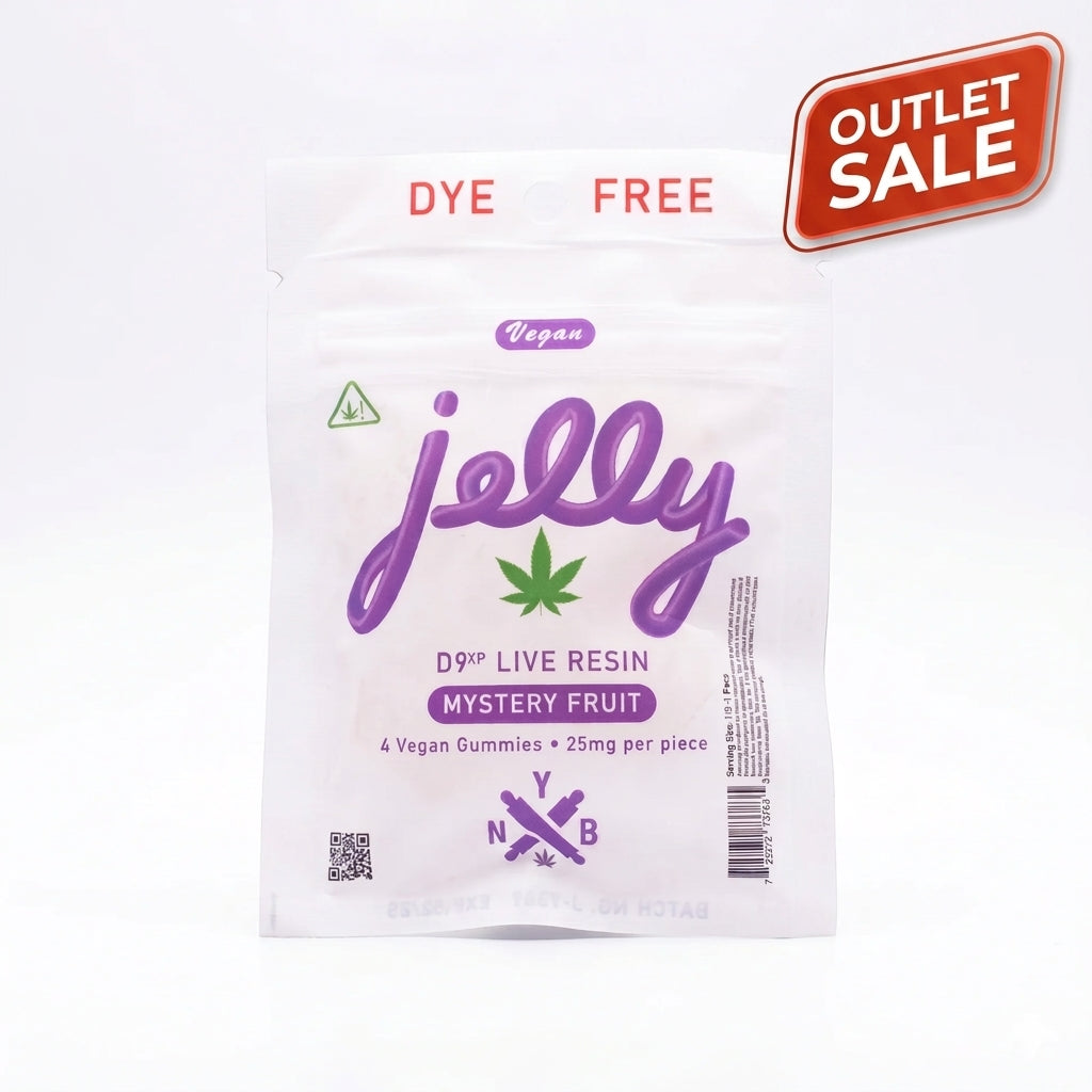 Outlet Jelly | Gomitas Jelly Mistery Fruit Delta 9 THC 25 mg/pza | 4 piezas