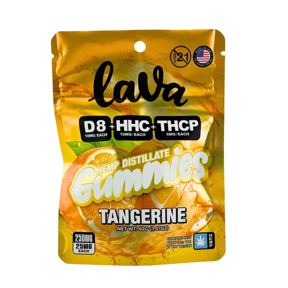 Lava | Gomitas Delta 8 THC 10 mg/pza + HHC 10 mg/pza + THC-P 5 mg/pza | 10 piezas