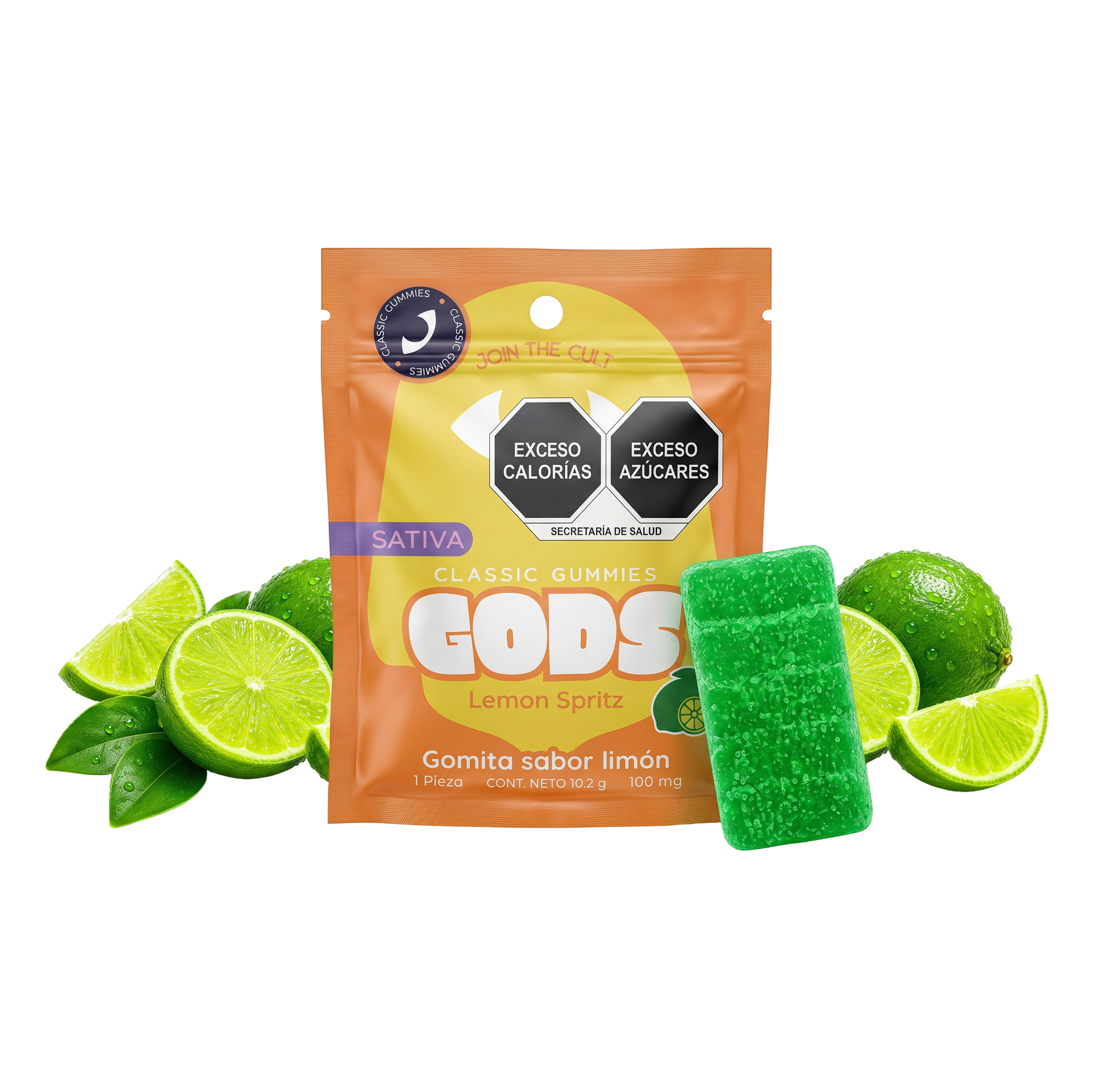 Gods Beard Cult | Gomitas Classic Delta 9 THC + HHC 100 mg/pza | 1 pieza